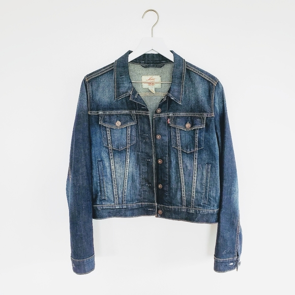Levi's | Original Trucker Dark Wash Denim Jacket - Picture 6 of 9